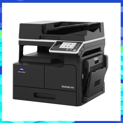 柯尼卡美能达bizhub306i黑白激光a3打印机复合机数码a4复印机(复印