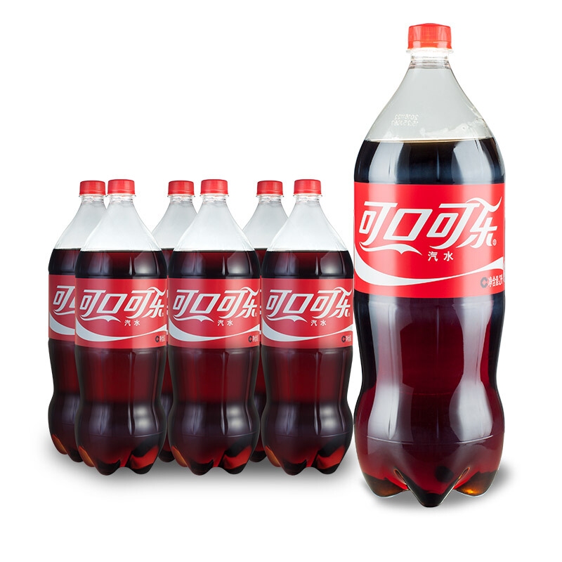 Coca-Cola 可口可乐汽水 碳酸饮料 2L