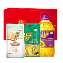 福临门 中粮大礼包米面粮油礼盒组合套装福利年货工会伴手礼团购 到身边福利大礼包A款