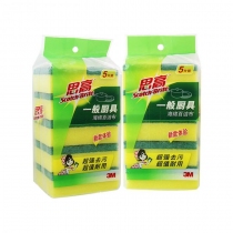 3M百洁布思高百洁布海绵百洁布 G6215 5片/包